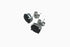 Divya दिव्या | Onyx | Ohrstecker | Silber | Rhodiniert
